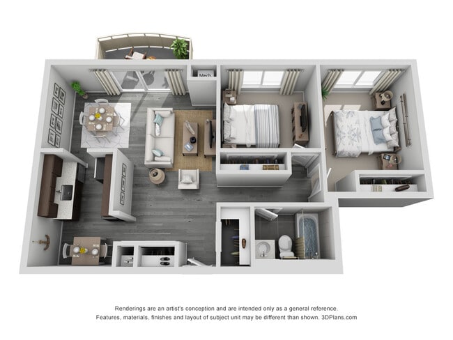 Floorplan - Parkview Apartments