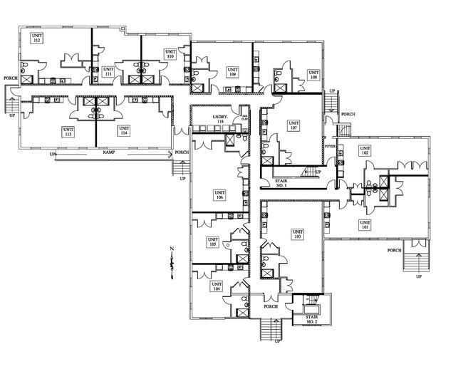 First Floor Plan - The Clark on Pleasant Avenue