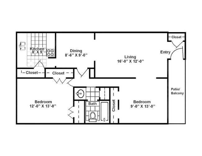 Ashford Buena Vista 3 Bed 2 Bath - Ashford Buena Vista