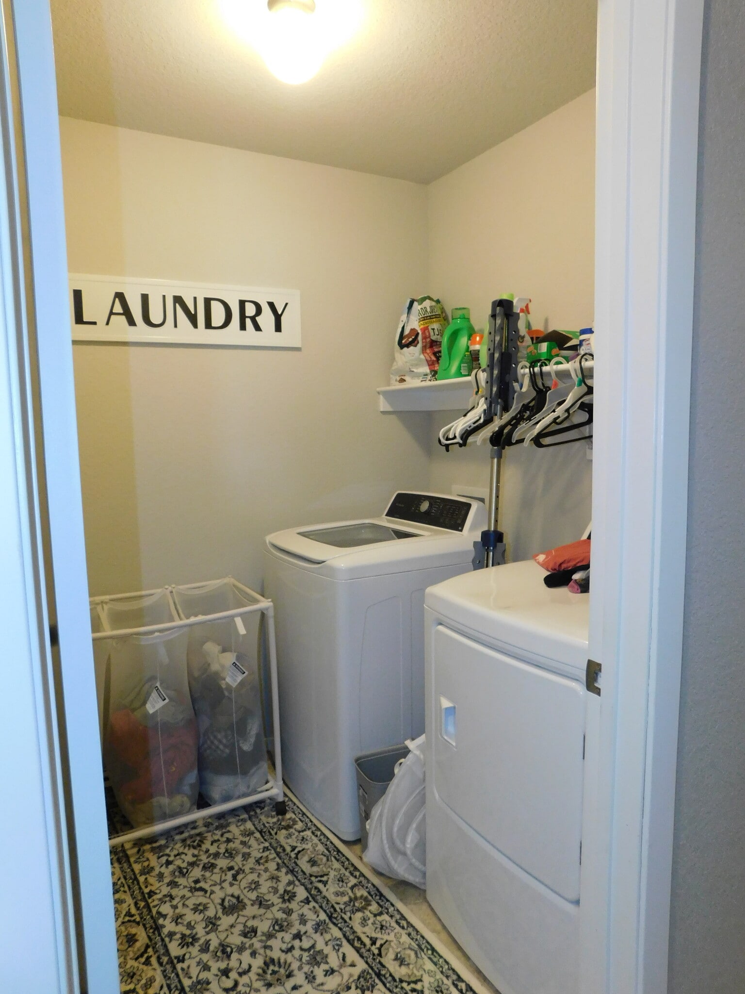 Upstairs laundry - washer & dryer furnished - 5074 W Claxton Circle