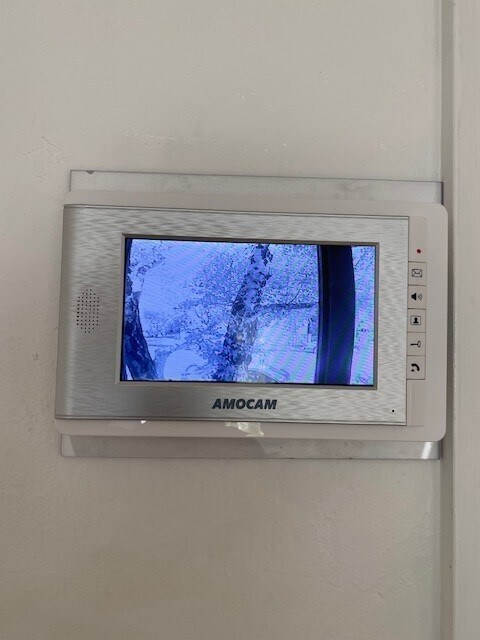 In Unit Intercom Screen - 1155 Bayswater Ave