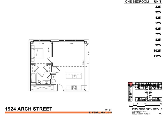 Floorplan - 1900 Arch