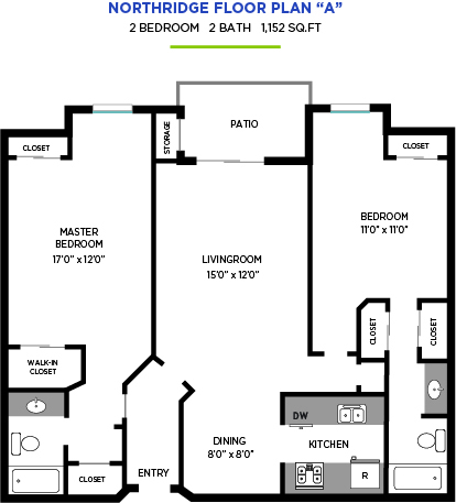 Floorplan - Northridge Gardens