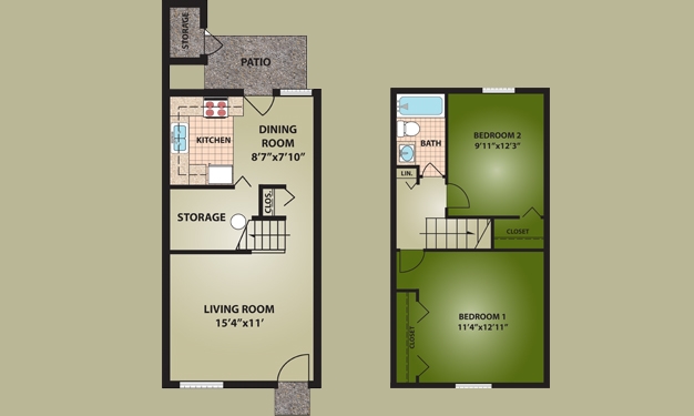 Floorplan - Norton Village Apartments