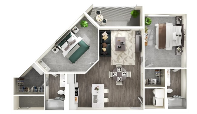 Floorplan - The Flats at Laurel & Pine