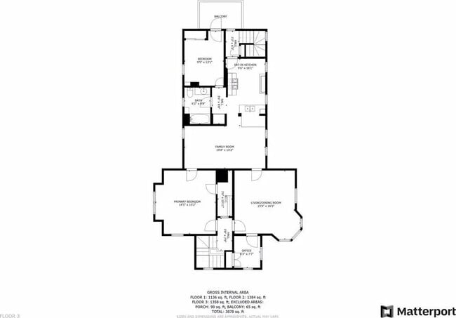 Unit 2 layout - 3208 Logan Ave N