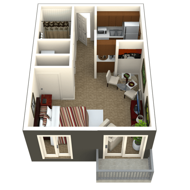 Floorplan - Eagles Landing Apartments