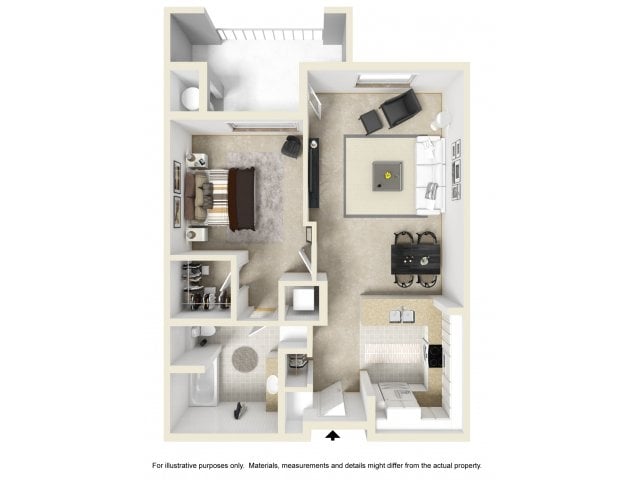 1BR/1BA - Metro 102 Apartments