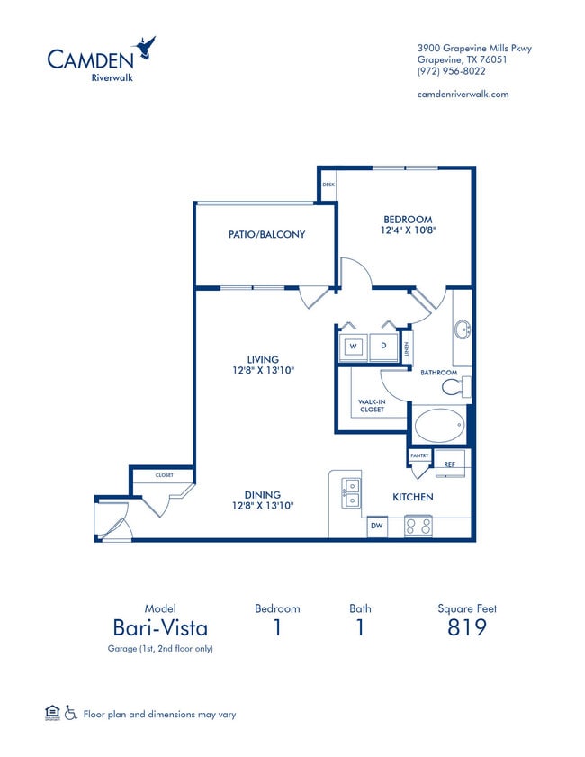 Floorplan - Camden Riverwalk