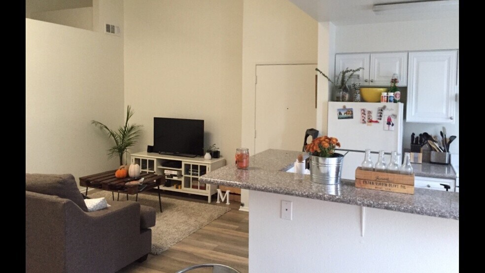 Apt. B, Living room. - 831 N Zeyn St