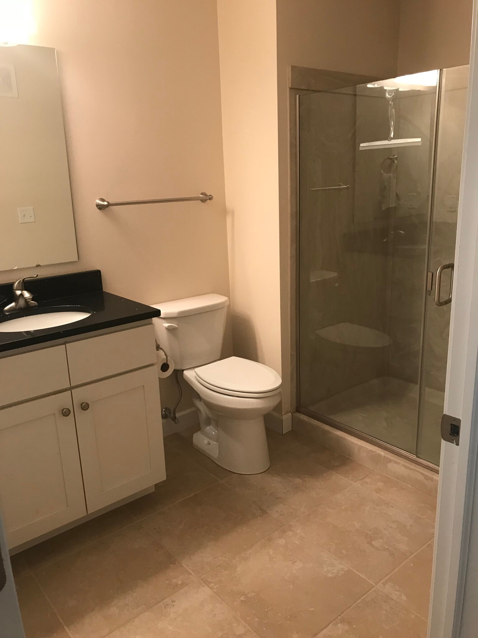 Marble shower - 2500 Muscatine Ave