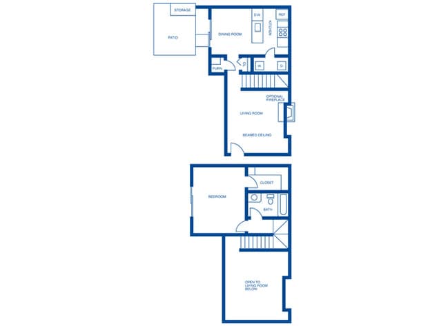 Floorplan - Harpers Point Apartments*