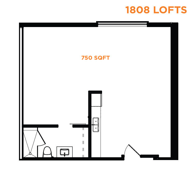 Floor Plan Unit 201 - 1808 S Good Latimer Expy