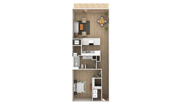 1EX - 1190 sqft - Westley on the Beltline