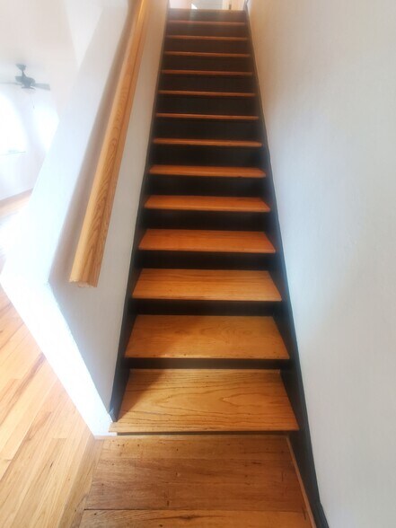 looking up stairs - 3339 N Harrison St