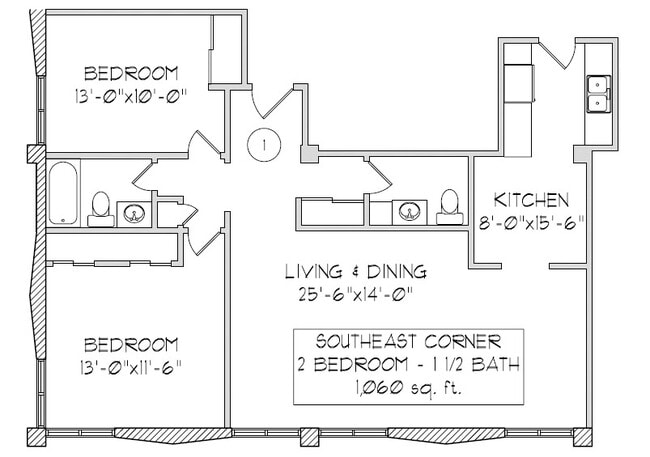 Floorplan - Shorewood East Apartments