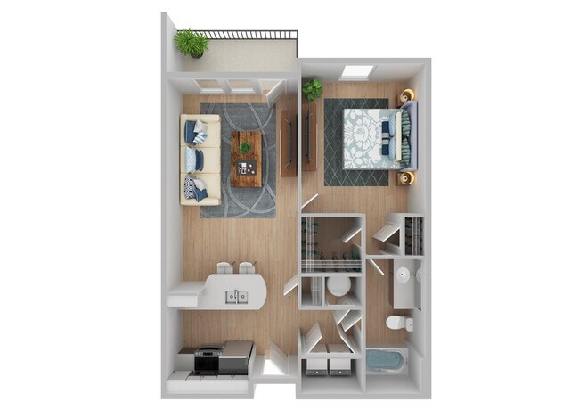 1 Bedroom | 1 Bath | 785 SF | Renovated - Talison Row at Daniel Island Apartments