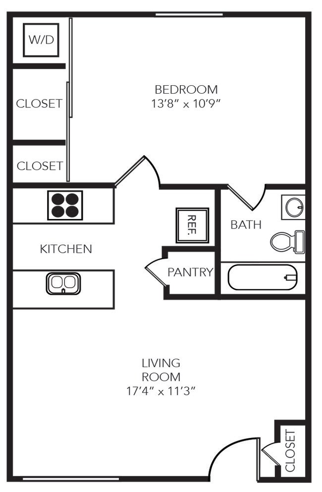 Floorplan - Hyde Park Flats