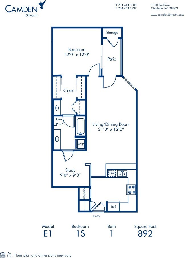 Floorplan - Camden Dilworth