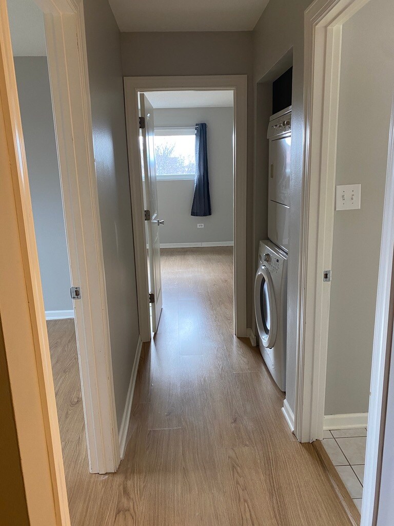 Hall with Washer/Dryer - 7335 W 157th St