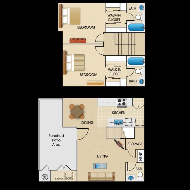 Floorplan - Arbor Lane Apartment Homes