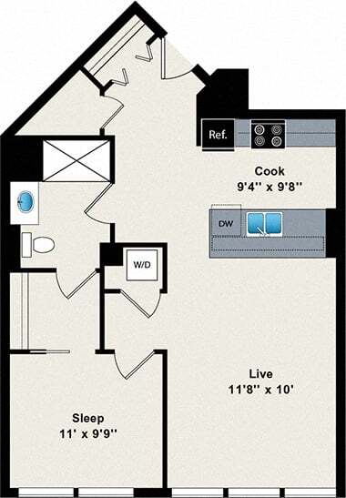 Floorplan - Reside on Green Street