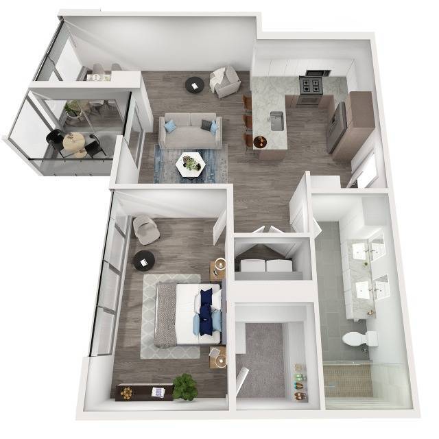 B7 Allison 915 sq ft 1-1 - Aspire Post Oak