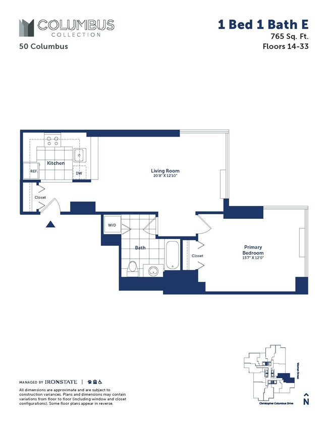 Floorplan - 50 Columbus