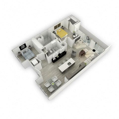 Floorplan - Dusk Scottsdale Apartments