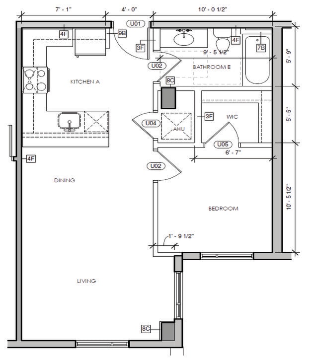 Floorplan - Columbia Hills Apartments