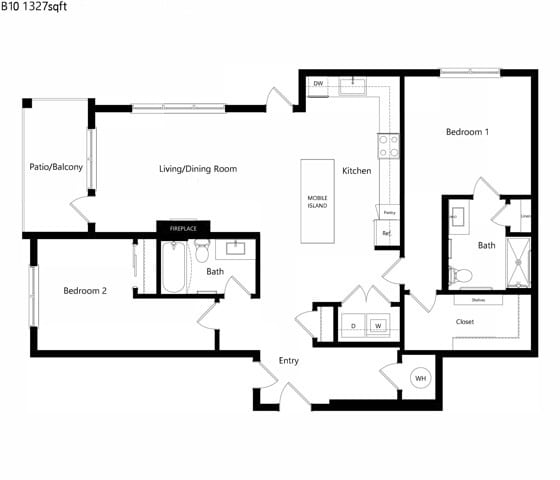 B10 1327 sqft - Phase 2 - Olympus Latitude