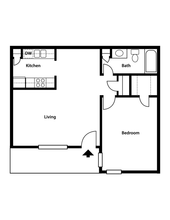 Floorplan - Lakeshore Villa Apartments