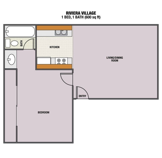 1BR/1BA - Riviera Village