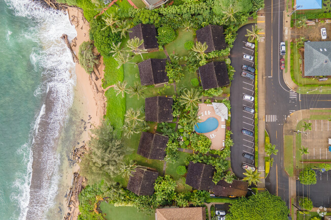 Aerial Photo - Kapaa Sands