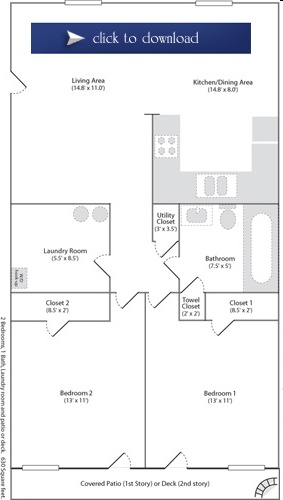 2BR/1BA - Magnolia Manor