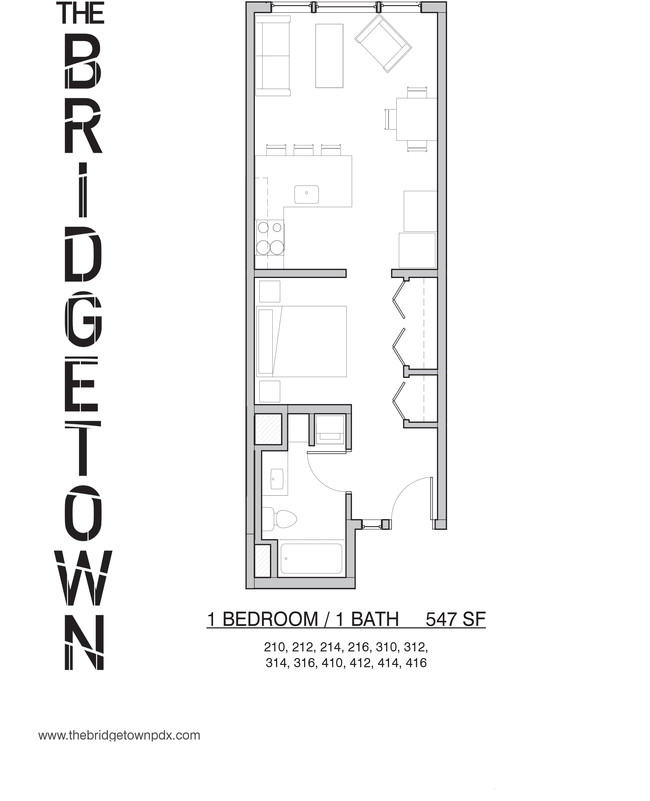 Floorplan - The Bridgetown