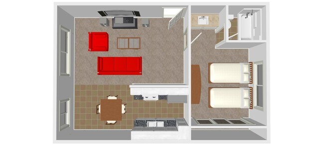 1BR/1BA - 229 Woodruff Apartments