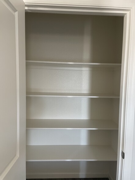 Lots of storage space in the pantry. - 6509 S Prado Cir