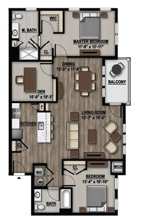 Floorplan - Parc at Princeton Junction