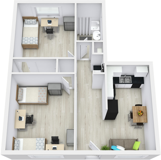 Floorplan - Capri Apartments at Isla Vista