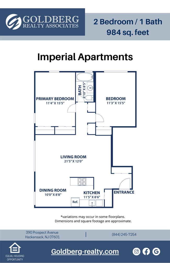 Floorplan - The Imperial Apartments