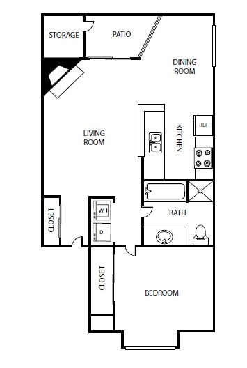 Floorplan - Lake Village West Apartments