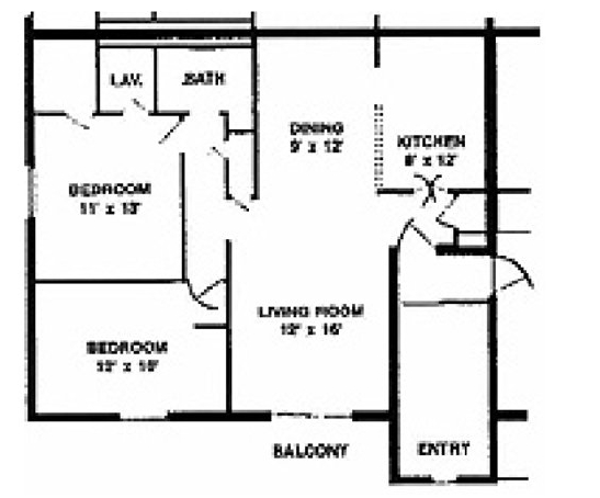 2BR/1.5BA - Salemview Apartments