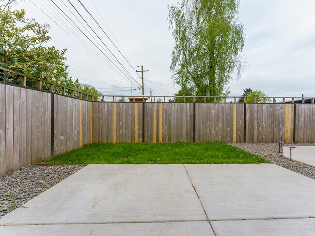 Patio and Yard - 3534 N Alaska Pl
