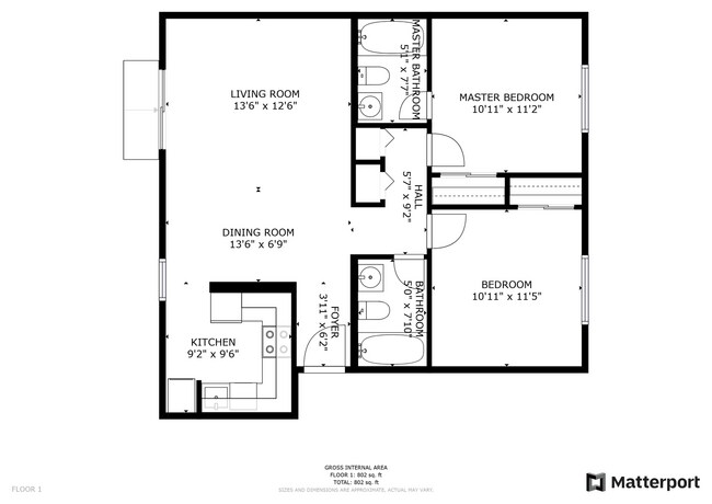 Floorplan - Silver Creek Apartments | 1-3 Bedroom Apartments in Gainesville, FL