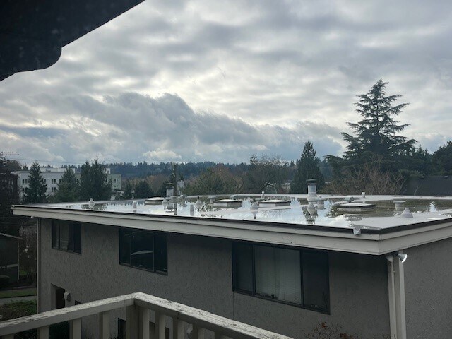 SW Facing view from the master bedroom deck - 10320 NE 186th St