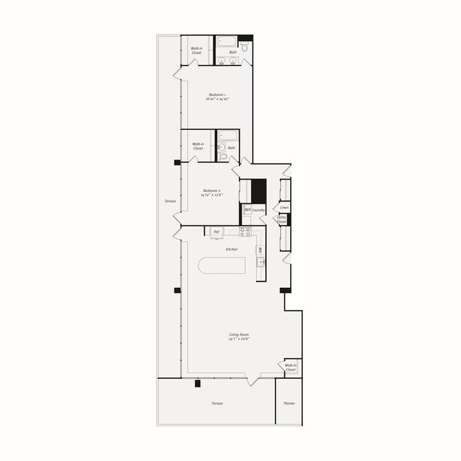 Floorplan - AVA Back Bay