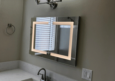 Bathroom Lighted Mirror - 14801 Burbank Blvd