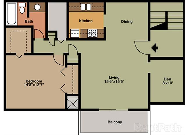 Floorplan - The Lodge Apartments