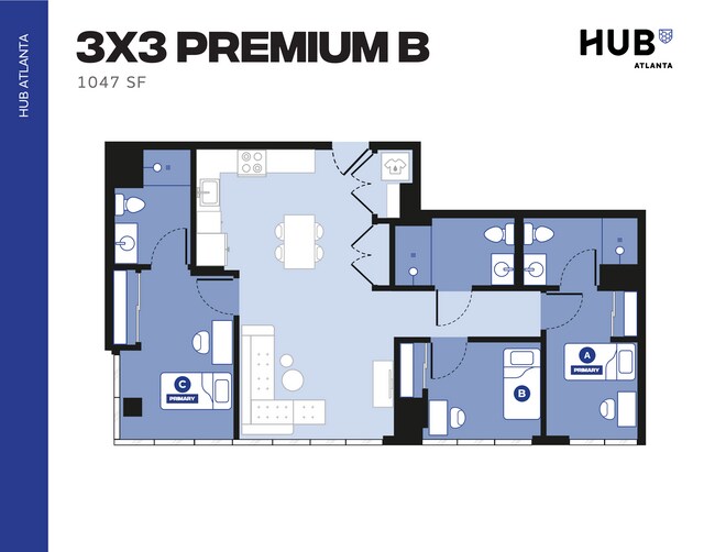 3x3 Premium B - Hub Atlanta